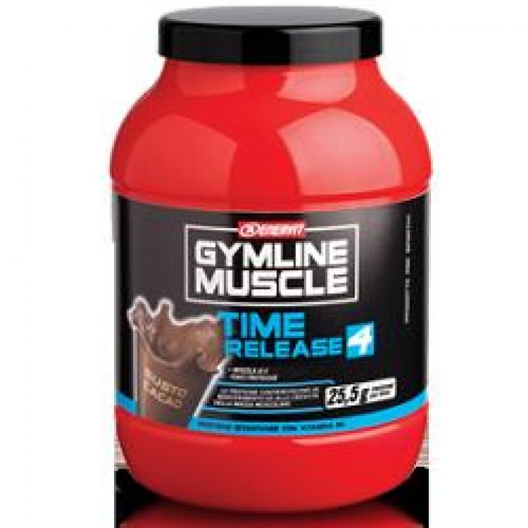 ENERVIT GYMLINE  MUSCLE TIME RELEASE 4 GUSTO CACAO 800G